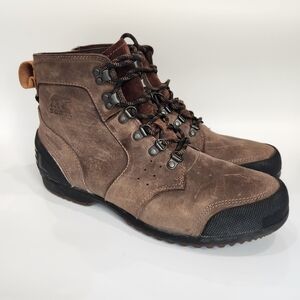 Sorel Men's Ankeny Mid Hiker Waterproof Boots - Tobacco/Black US 11.5